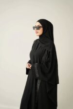 Emirates abaya - black
