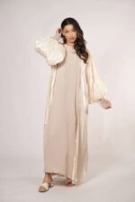 Emirates abaya - light beige