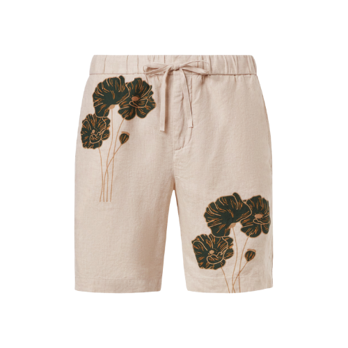 Felipe floral linen Bermuda shorts Felipe floral linen Bermuda shorts - Image 1