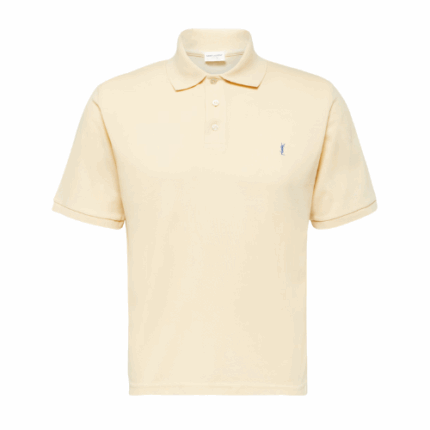 cotton-blend polo shirt
